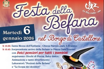 La Festa della Befana in piazza Sant’Erasmo martedì 6 gennaio a partire dalle ore 10:00