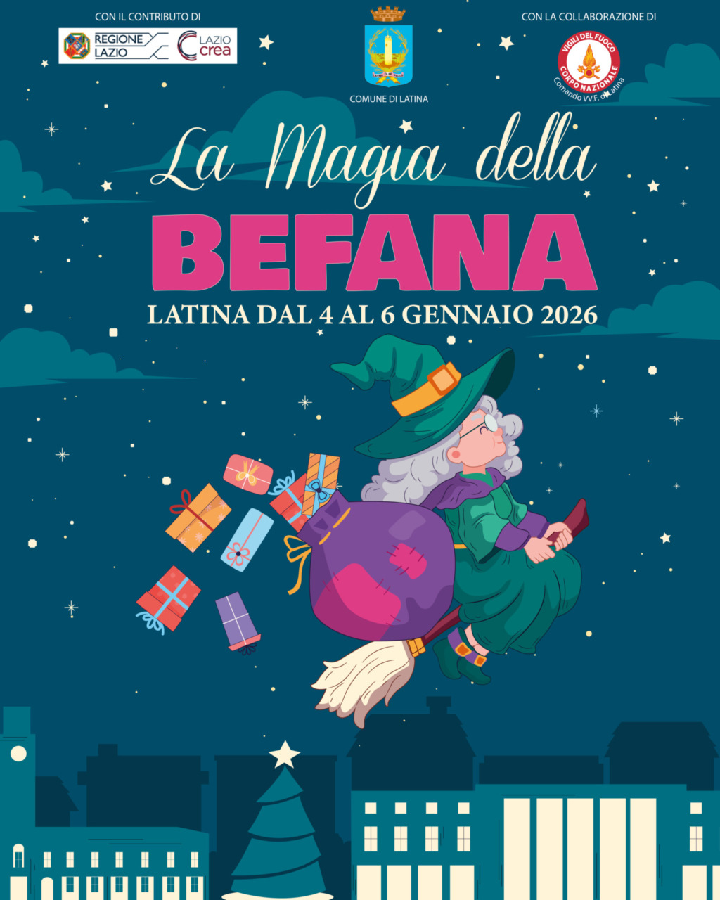 “La Magia della Befana”: tre giorni di eventi tra tradizione e spettacolo