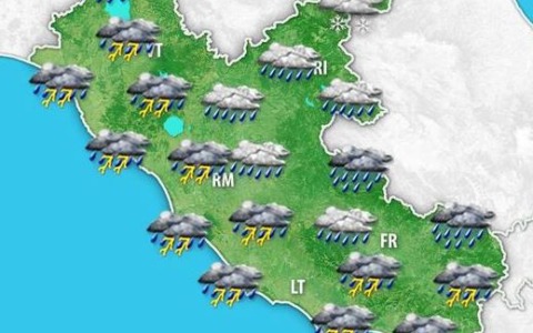 Maltempo, oggi allerta arancione in provincia di Latina e Frosinone