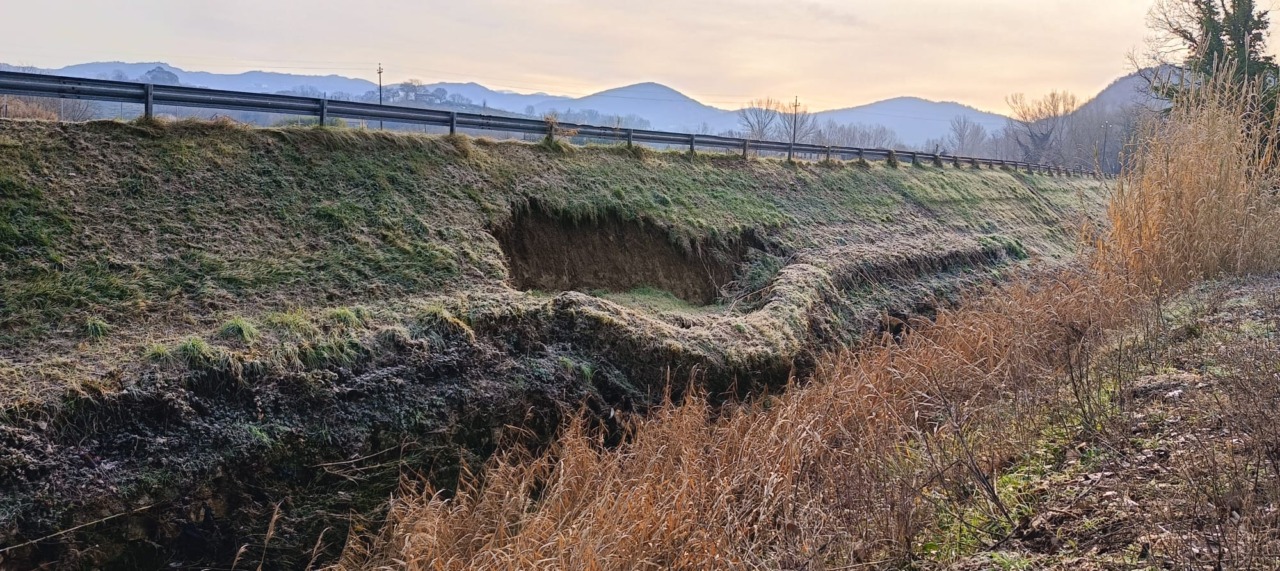 Conclusi i lavori di ripristino della frana spondale sul canale Forma Taverna