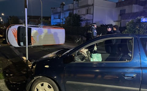 Incidente stradale in Via Borromini. Feriti lievi