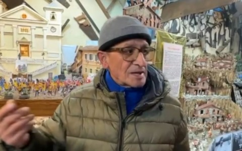 Il presepe dei cittadini realizzato dall’artista Luigi Bauco