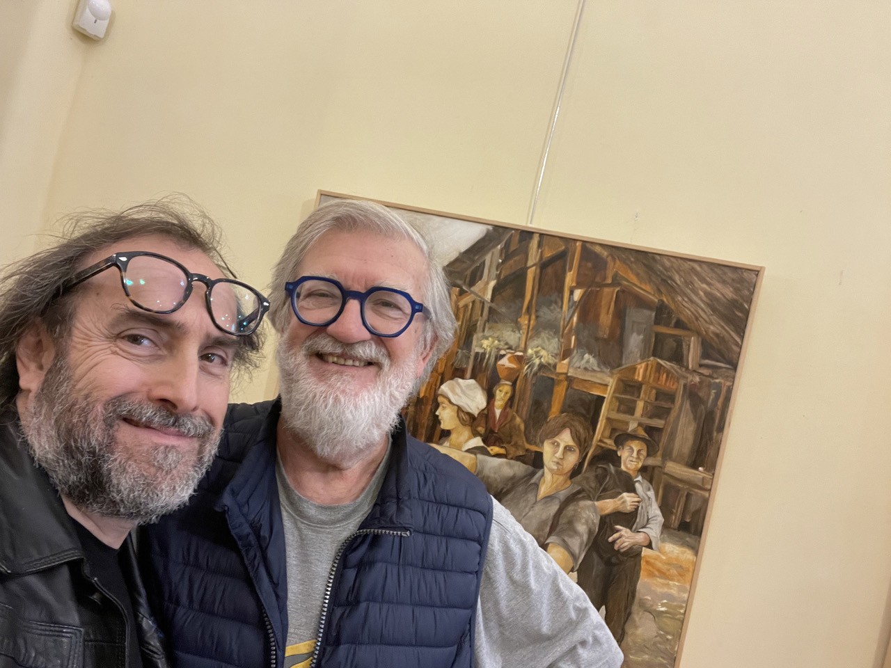 Al Foyer della Sala Cambellotti le opere di Roberto Andreatini e Claudio Cecconi