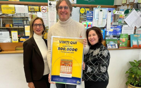 Gratta e Vinci, vincita di 500.000 euro con un biglietto a 5 euro