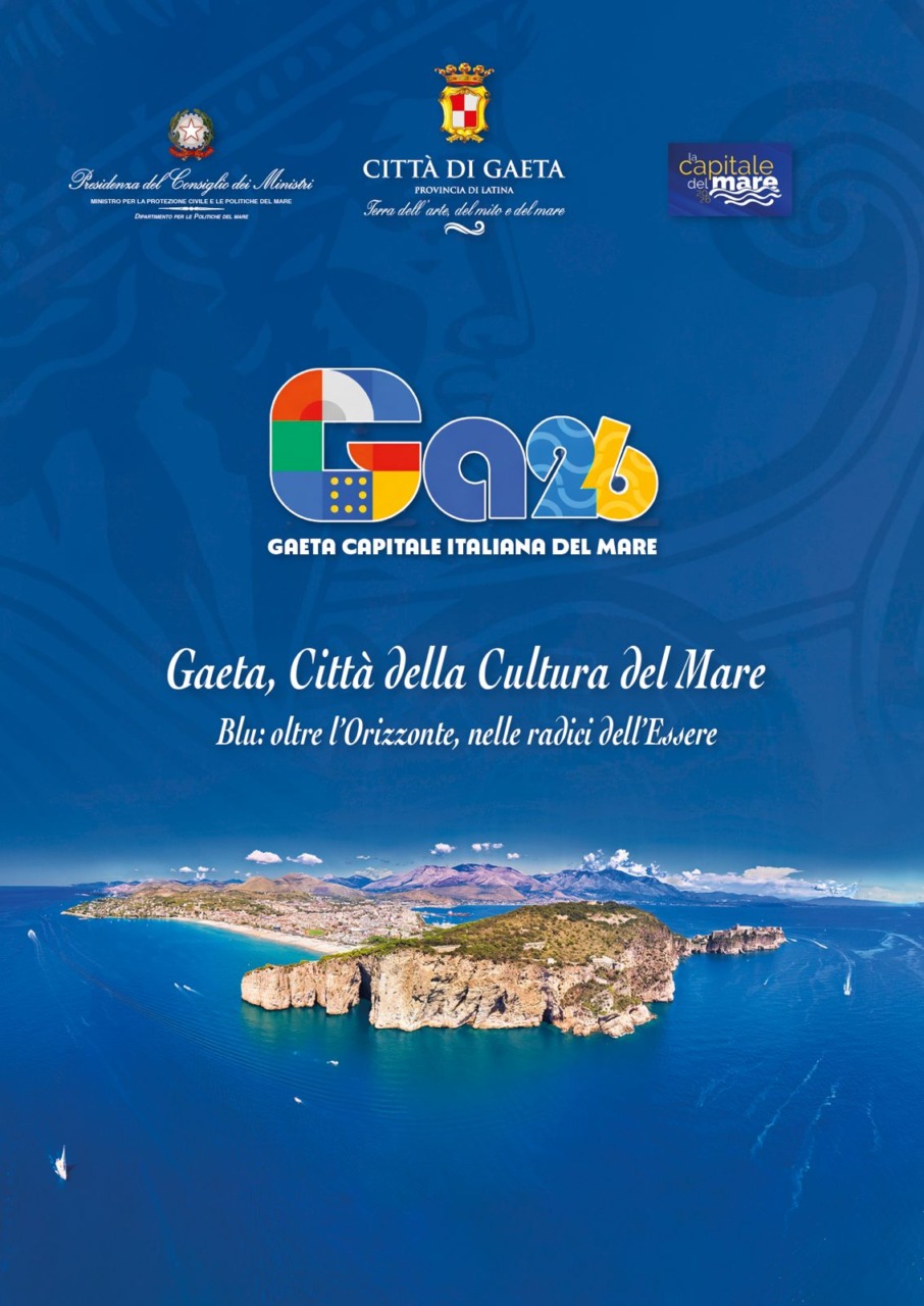 Gaeta Capitale Italiana del Mare 2026: svelato il logo ufficiale