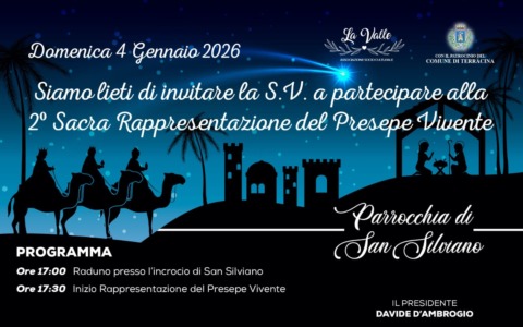 S.Silviano, domenica la Sacra Rappresentazione del Presepe Vivente