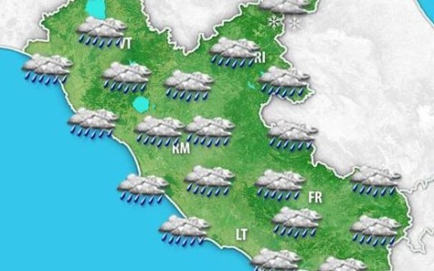Maltempo, allerta gialla in provincia di Latina e Frosinone