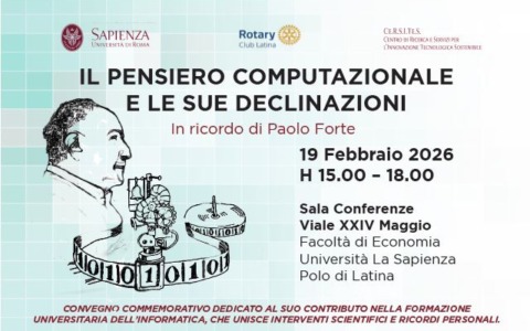 “Il pensiero computazionale e le sue declinazioni”, convegno in memoria del professor Paolo Forte