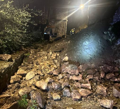 Frana nel centro storico, paura e danni. Un altro crollo a Monte San Giovanni Campano