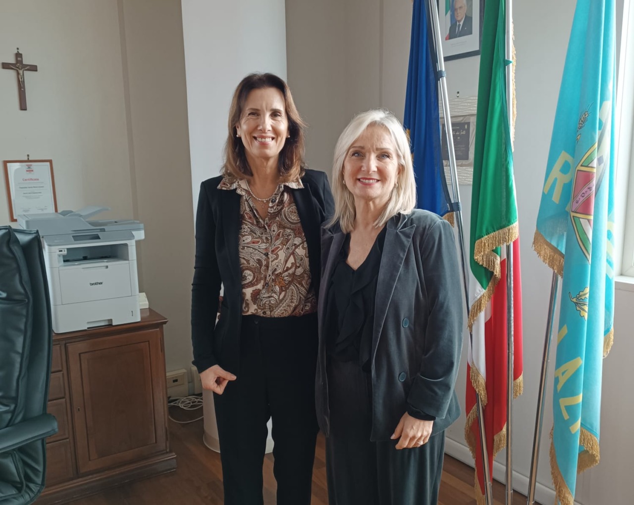 Incontro tra la manager dell’Asl Sabrina Cenciarelli  e l’on. Emanuela Zappone