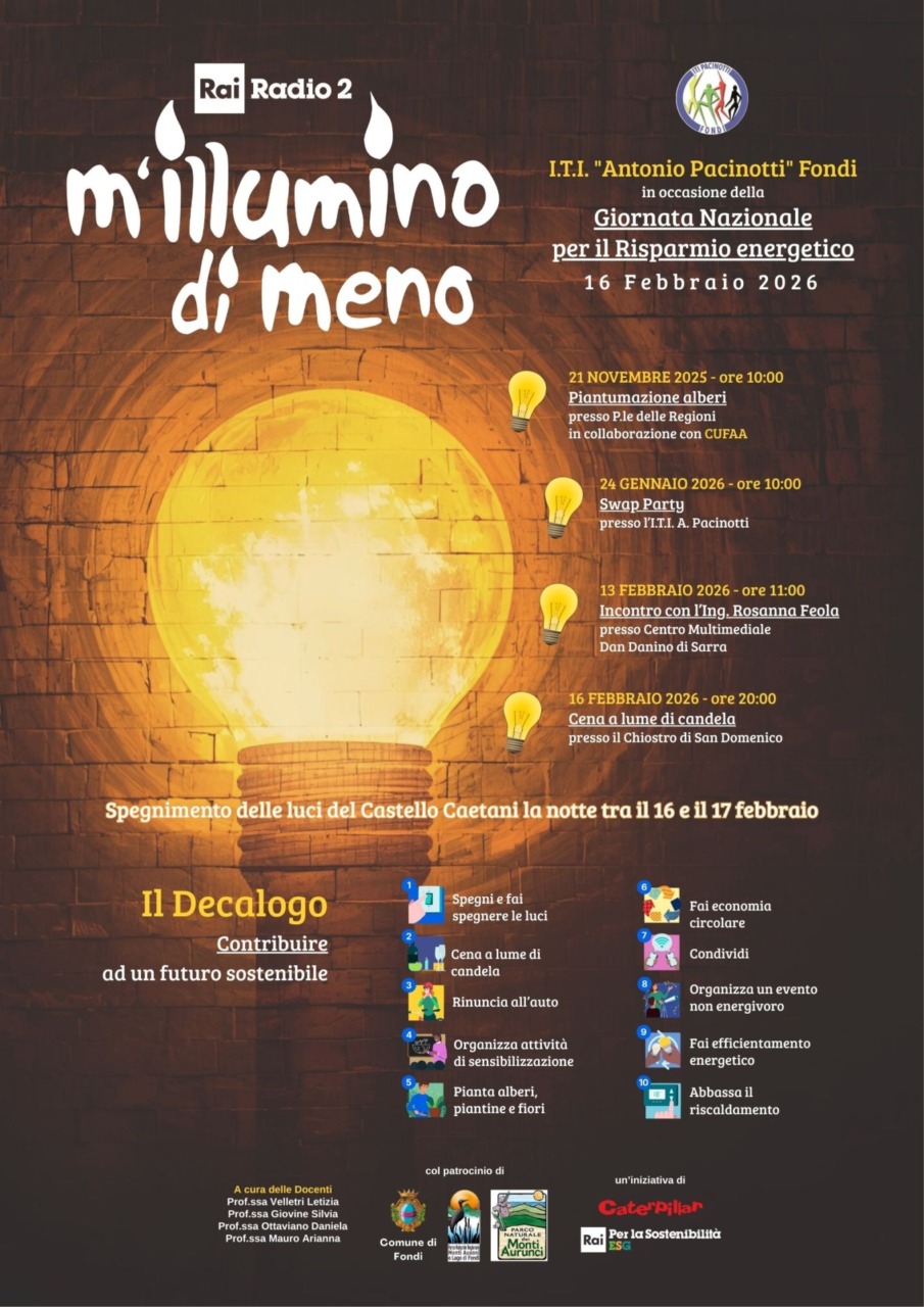 Il Castello si spegne per la Giornata del risparmio energetico