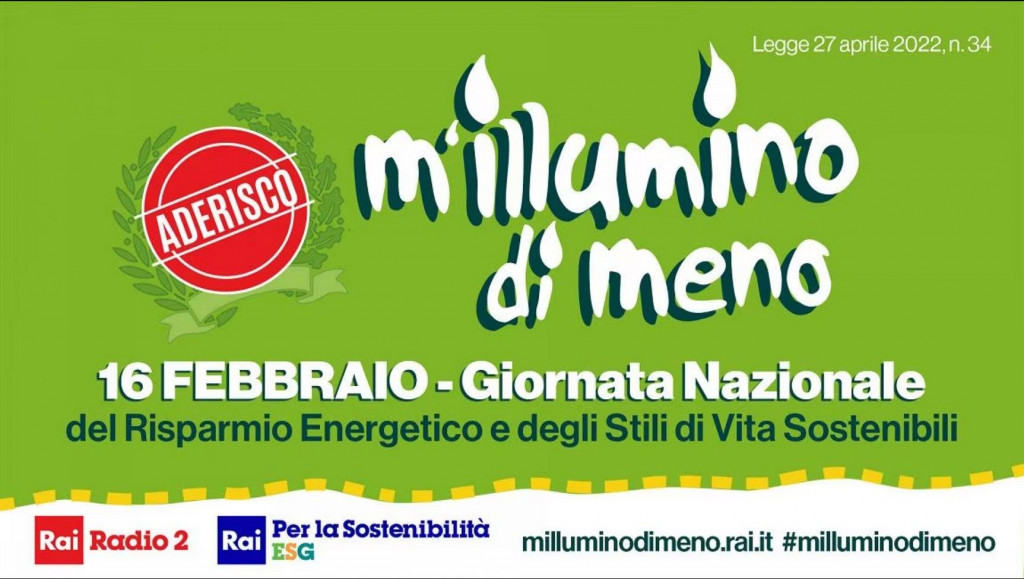 Torna “M’illumino di Meno” 2026