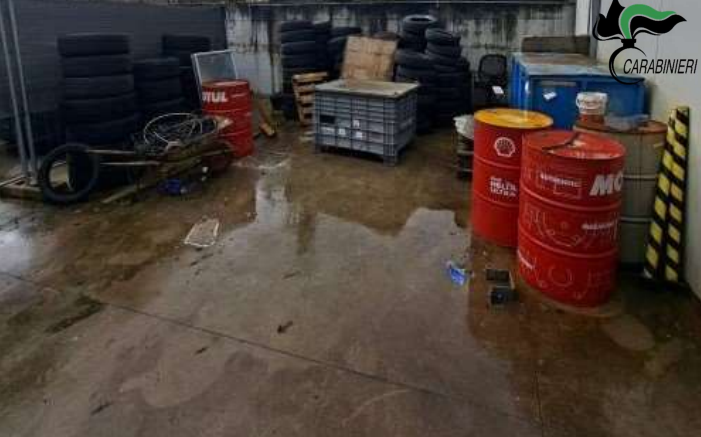 Ambiente e sicurezza dei lavoratori, chiusa un’officina meccanica