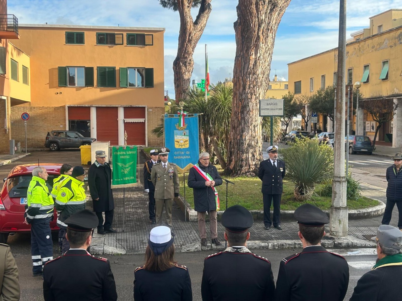 Commemorazione al Largo Martiri delle Foibe