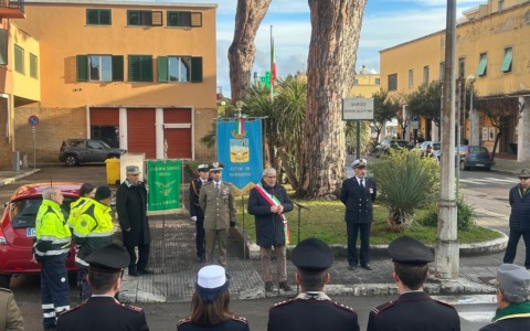 Commemorazione al Largo Martiri delle Foibe