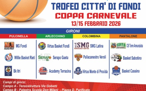 Coppa Carnevale da domani a domenica