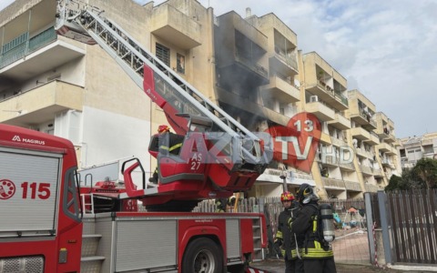 Esplosione in una palazzina nel Quartiere Europa, grave una donna. 9 appartamenti inagibili/FOTO