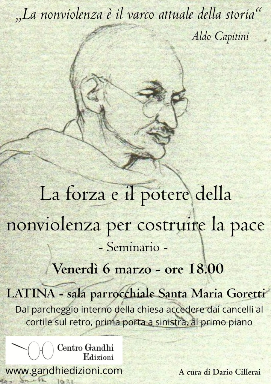 Nonviolenza e pace al centro di un seminario pubblico