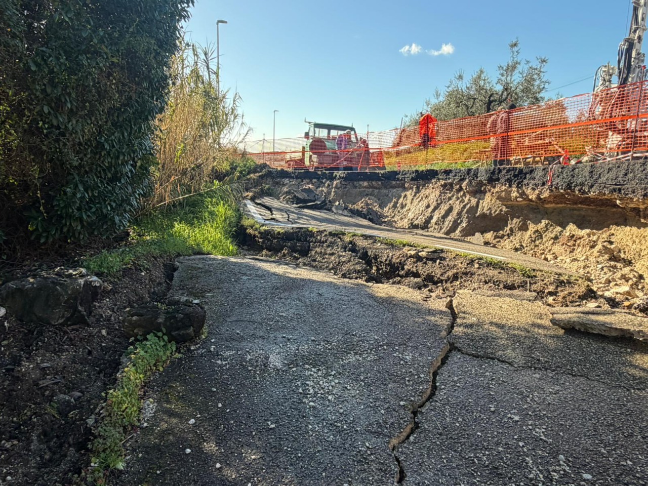 Al via i lavori urgenti per la messa in sicurezza della S.P. Accesso a Spigno Vecchio