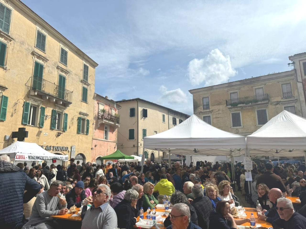 Sagra della Falia, raddoppiate le presenze