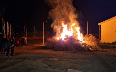 Falò di S.Giuseppe a San Silviano