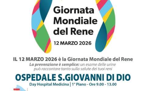 Giornata mondiale del rene, visite e controlli gratuiti