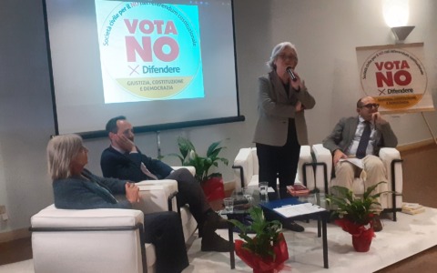 Referendum: Incontro con l’Onorevole Rosi Bindi con il Comitato del NO