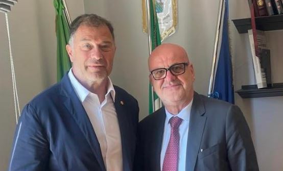 Provincia, il Presidente Carnevale ha incontrato il Presidente della Federazione Italiana Canoa Antonio Rossi