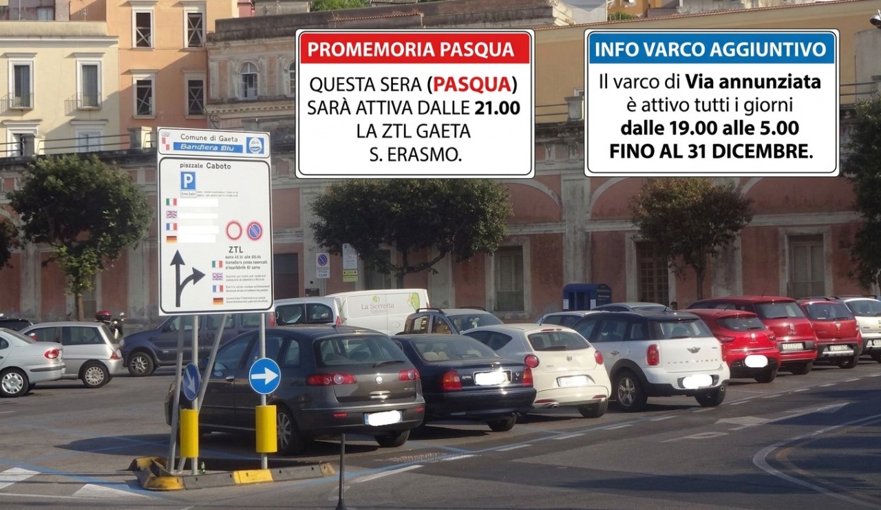 Parte la ZTL nel centro storico di Sant’Erasmo