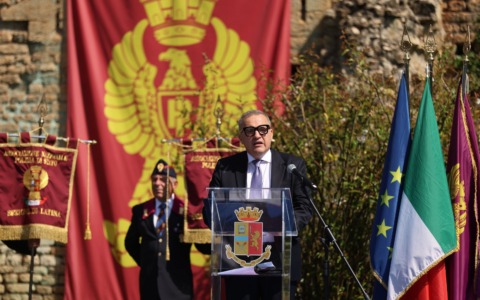 La festa della Polizia al Giardino di Ninfa. LE INTERVISTE
