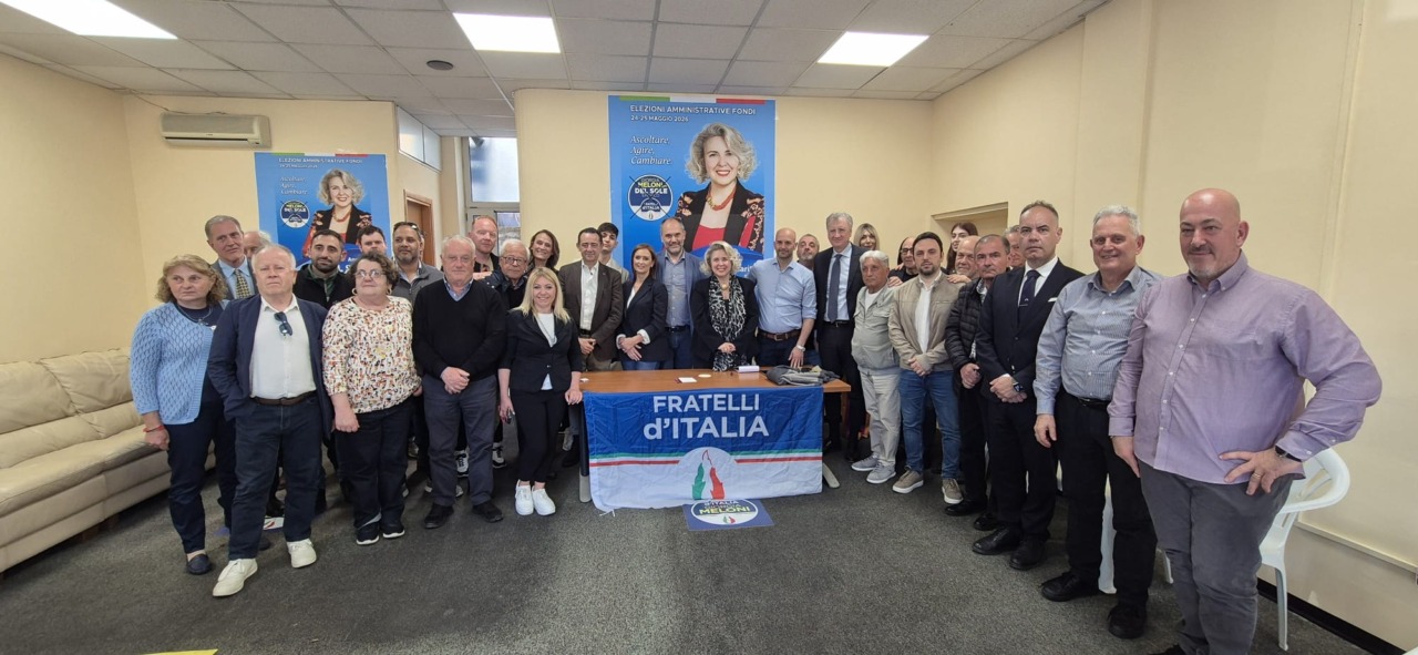 Elezioni, Fratelli d’Italia ha presentato la lista a sostegno della candidata a sindaco Annarita Del Sole