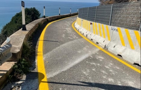 Strada Provinciale S.P. 105 Itri–Sperlonga, riaperto un tratto a senso alternato
