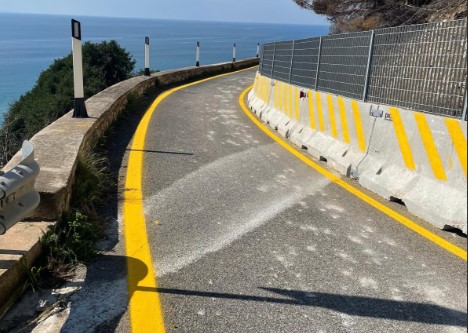 Strada Provinciale S.P. 105 Itri–Sperlonga, riaperto un tratto a senso alternato