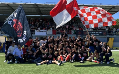 L’Anagni torna in Serie D dopo otto anni. (il video della festa). Gaeta ai play out