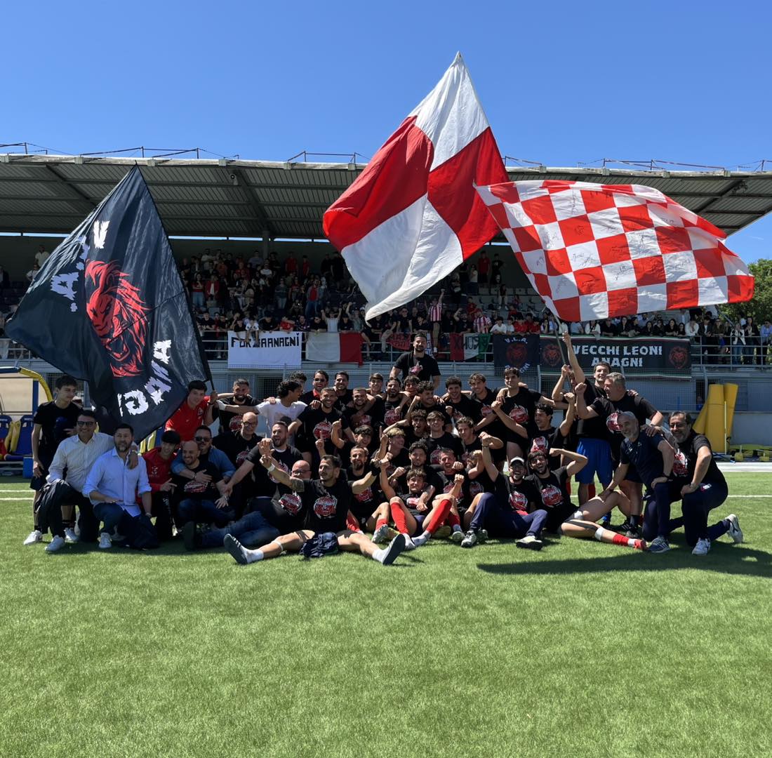 La grande festa dell’Anagni per la promozione in Serie D