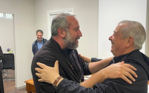 Don Francesco Fiorillo incontra Mons.Gianni Cecchinato