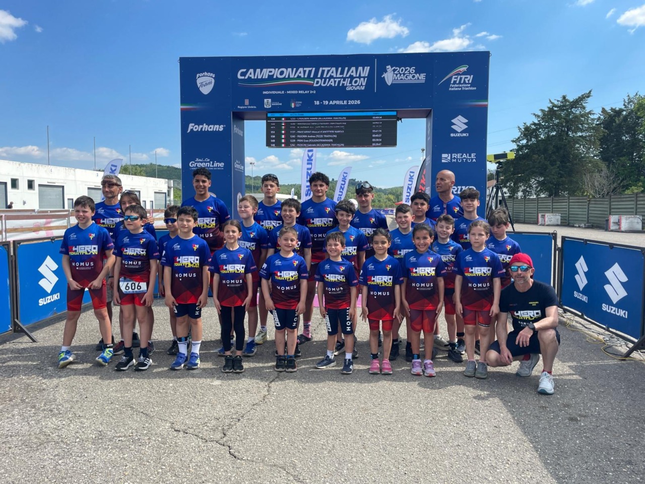 Grande performance della Zhero Latina ai campionati italiani di Duathlon