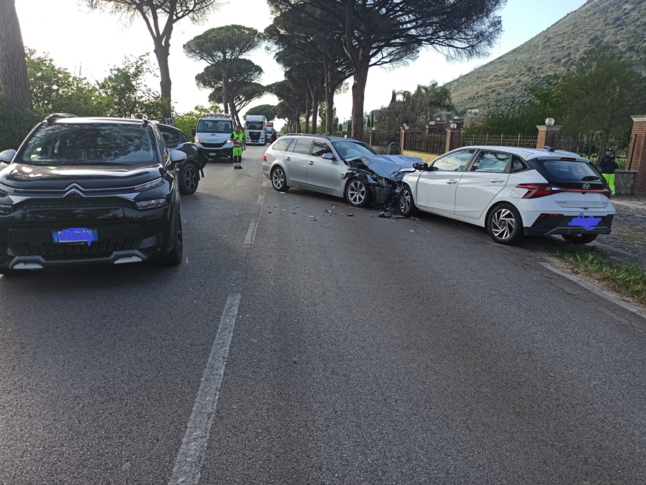 Incidente stradale sull’Appia. Due feriti in codice rosso