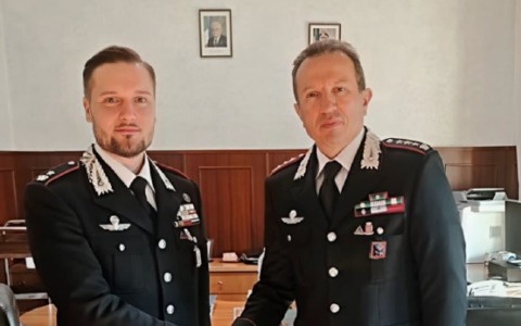 Il Comandante della Compagnia Carabinieri, Antonino Maggio, promosso al grado di Maggiore