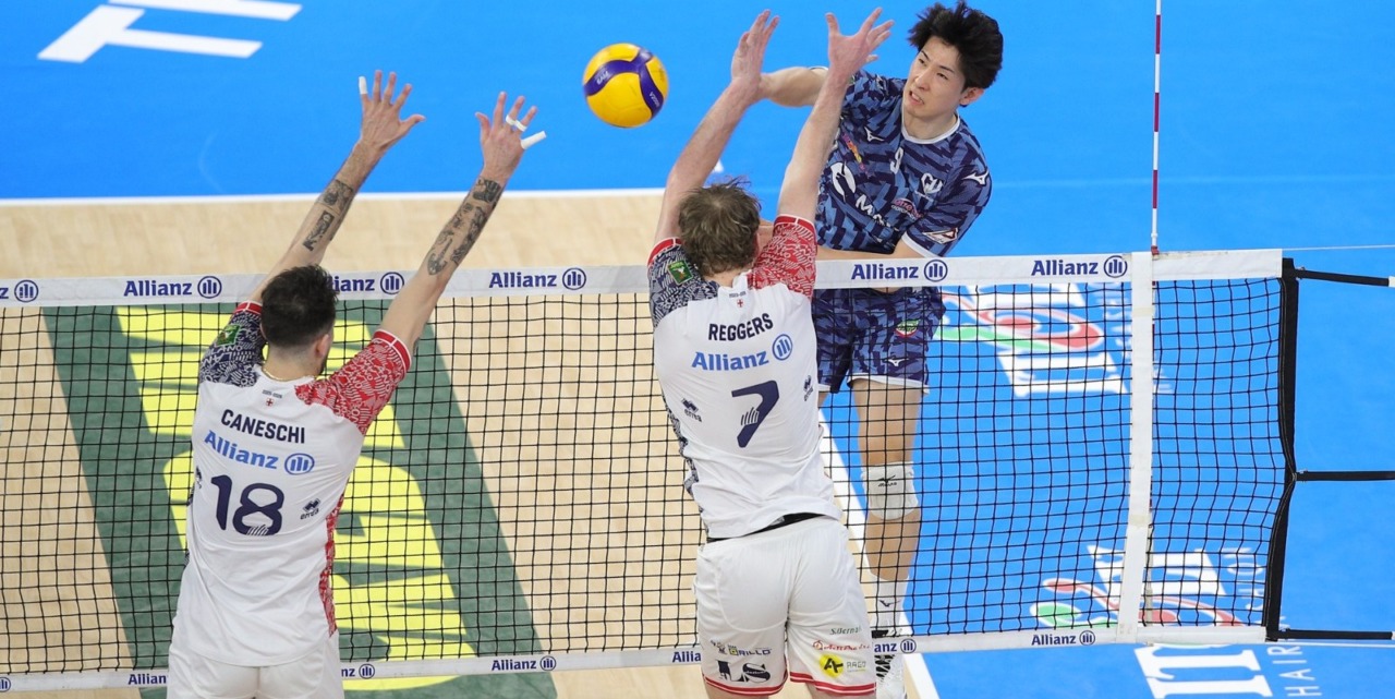 Play off 5° posto, Cisterna cade a Milano. 3 a 0 per i meneghini in gara 1