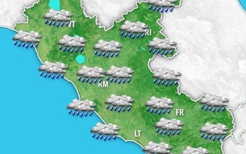 Maltempo, allerta gialla a Latina e Frosinone
