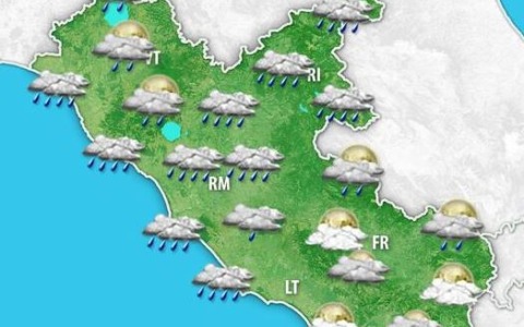 Maltempo, allerta gialla a Latina e Frosinone