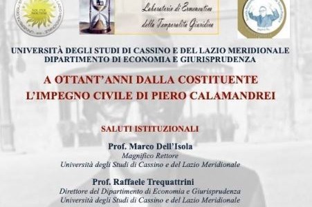 La Costituzionale Italiana, convegno sulla figura di Piero Calamandrei