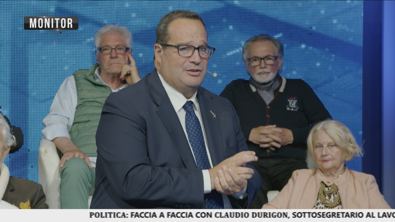 Infrastrutture e lavoro, il Sottosegretario Durigon a Monitor