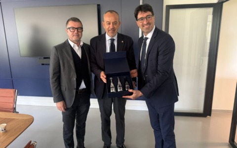 Stabilimento acqua, la visita del Presidente del Consiglio regionale del Lazio Aurigemma