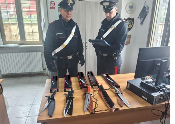 Controlli dei carabinieri, denunce e sequestri tra droga e armi