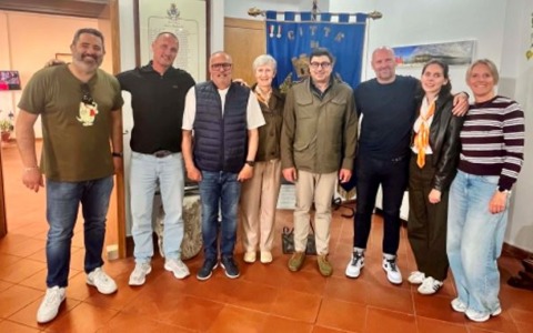 In Comune il belga Wlfried Reybrouck che vinse nel 1974 la tappa “Città del Vaticano – Formia”