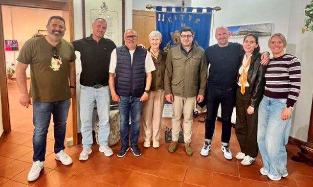 In Comune il belga Wlfried Reybrouck che vinse nel 1974 la tappa “Città del Vaticano – Formia”