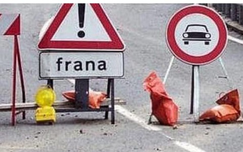 Frana sulla Provinciale, chiuso un tratto della Trisulti-Civita