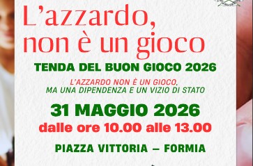 “La Tenda del Buon Gioco”, iniziativa contro il gioco d’azzardo